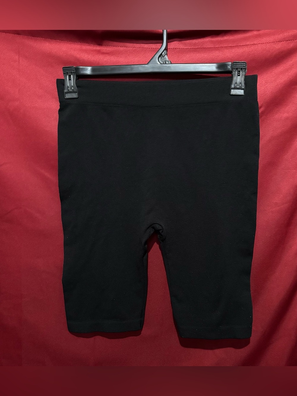 Black Spandex Biker Shorts